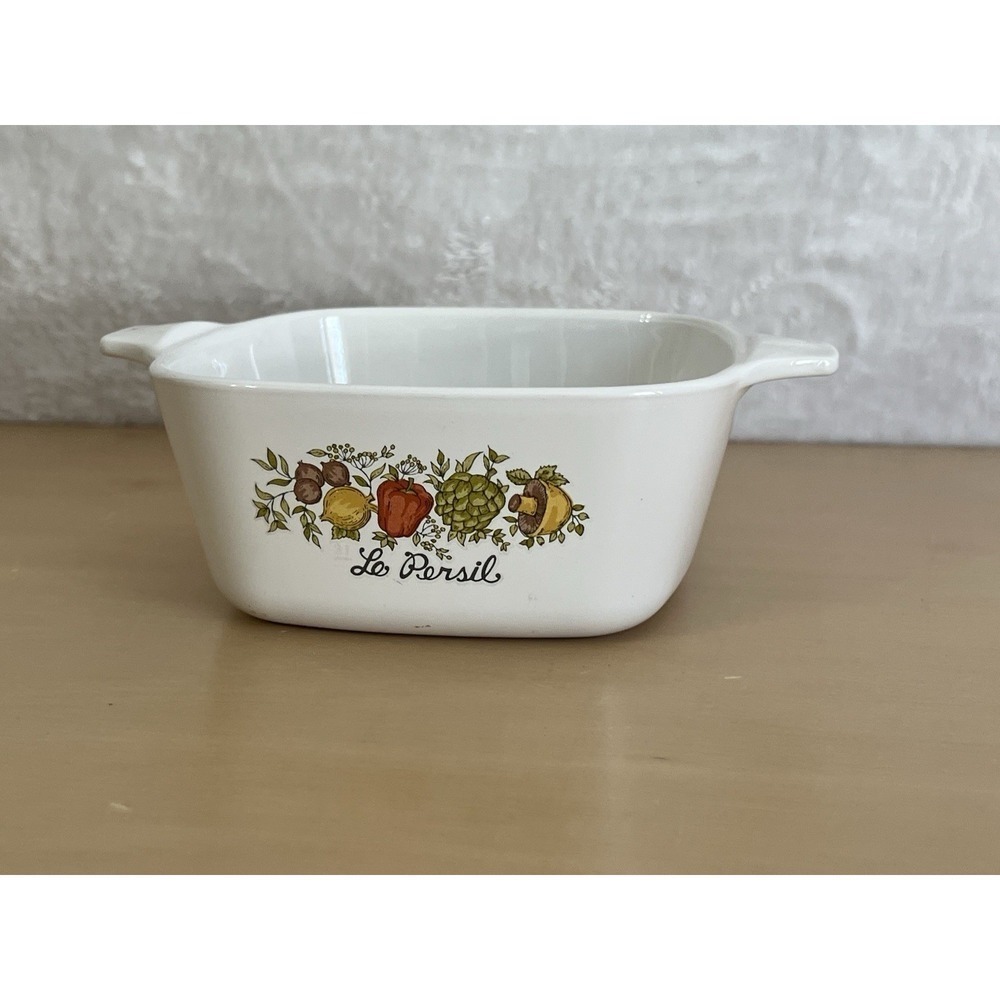 • Corning Ware Spice of Life Le Persil P-43-B Petite Casserole 2 3/4 Cup No Lid